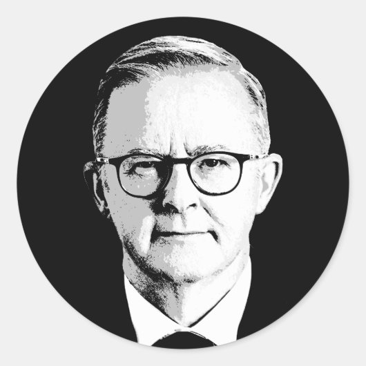 Sticker Rond Anthony Albanese (Devant)