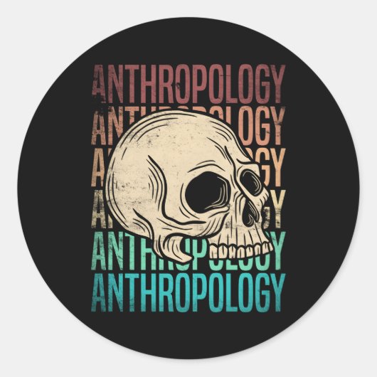 Sticker Rond Anthropologie (Devant)
