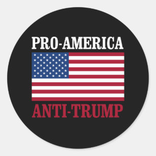 Sticker Rond Anti-Atout de la Pro-Amérique - Anti-Atout - -
