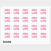 Sticker Rond Anti-avortement (Feuille)