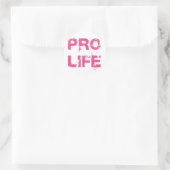 Sticker Rond Anti-avortement (Sac)