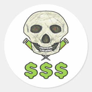 Sticker Rond Anti Big Pharma