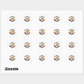 Sticker Rond Anti Depressants Chicken  (Feuille)