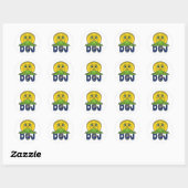 Sticker Rond Anti DOJ (Feuille)