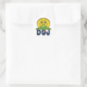 Sticker Rond Anti DOJ (Sac)