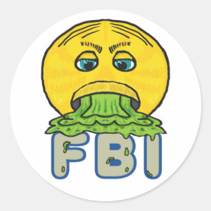 Sticker Rond Anti FBI