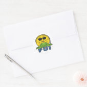 Sticker Rond Anti FBI (Enveloppe)