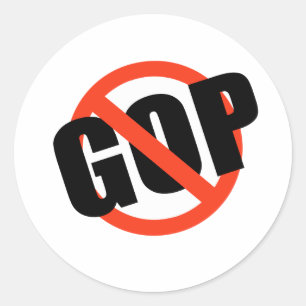 STICKER ROND ANTI GOP