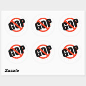 STICKER ROND ANTI GOP (Feuille)