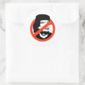 STICKER ROND ANTI-KADHAFI (Sac)