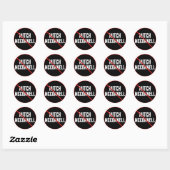 Sticker Rond Anti Mitch McConnell (Feuille)