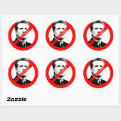 STICKER ROND ANTI NEWSOM (Feuille)