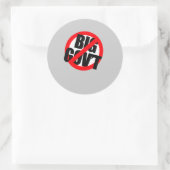 Sticker Rond Anti-Obama - Anti-Big Government (Sac)