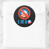 Sticker Rond Anti-Obama - LMAO (Sac)