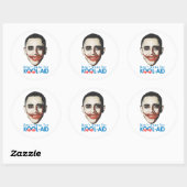 Sticker Rond Anti-Obama - Ne buvez pas le canon (Feuille)