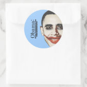 Sticker Rond Anti-Obama - Parce que tout le monde mérite votre (Sac)