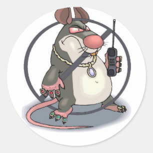 Sticker Rond Anti-Pif