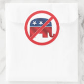 Sticker rond anti-républicain (Sac)