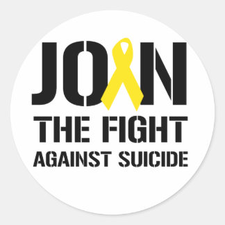 Sticker Rond Anti-suicide