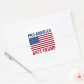 Sticker Rond Anti-Trump - Anti-Trump - (Enveloppe)