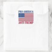 Sticker Rond Anti-Trump - Anti-Trump - (Sac)