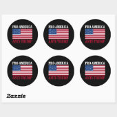 Sticker Rond Anti-Trump - Anti-Trump - - (Feuille)