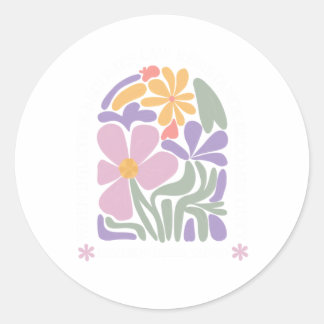 Sticker Rond Anti-Trump subtil