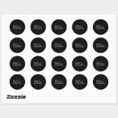 Sticker Rond Anti Valentines Day Valentines Drink Anti Valenti (Feuille)