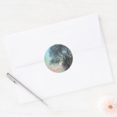 Sticker Rond Antibes le matin par Claude Monet (Enveloppe)