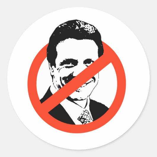 STICKER ROND ANTICUOMO - (Devant)