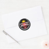 Sticker Rond Antigua-et-Barbuda (Enveloppe)