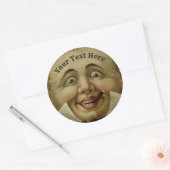 Sticker Rond Antique face ronde (Enveloppe)