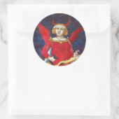 Sticker Rond ANTIQUE RENAISSANCE TAROT /THE DEVIL Pride Détails (Sac)