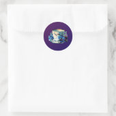 Sticker Rond Antique Teacup (Sac)