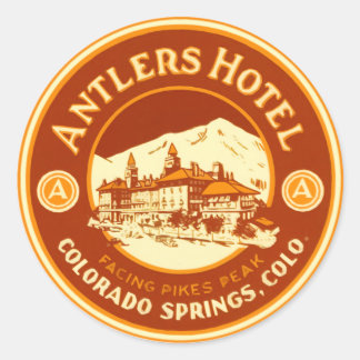 Sticker Rond AntlerHotel