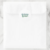 Sticker Rond Antony green (Sac)