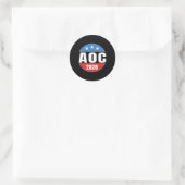 Sticker Rond Aoc 2028 Premium (Sac)