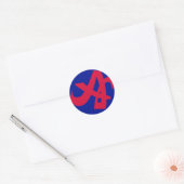 Sticker Rond aokimono. petits symboles type2 (Enveloppe)