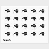 Sticker Rond Aotearoa (Feuille)