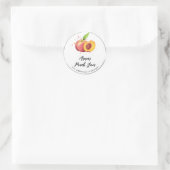 Sticker Rond *~* AP30 Peach Conserves de confiture de gelée mai (Sac)