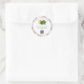 Sticker Rond *~* AP30 Peppers Bell déHYDRATÉS Canning QR Logo (Sac)