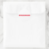 Sticker Rond Apaixonado (Sac)