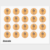 Sticker Rond Aperol S'il Vous Plaît (Feuille)
