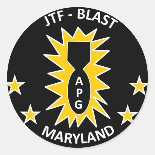 Sticker Rond APG Hockey sur glace (Devant)