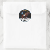 Sticker Rond Apollo 11 (Sac)