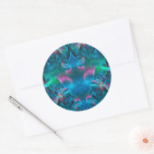 Sticker Rond Apophyse Abstraite Fractale III (Enveloppe)