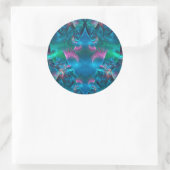 Sticker Rond Apophyse Abstraite Fractale III (Sac)