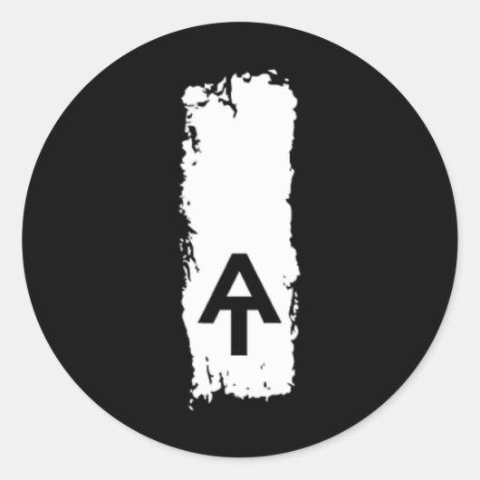 Sticker Rond Appalachian Trail Blaze Pocket Patch (Devant)