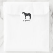 Sticker Rond Appaloosa (Sac)
