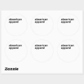 Sticker Rond Appareils portoricains (Feuille)